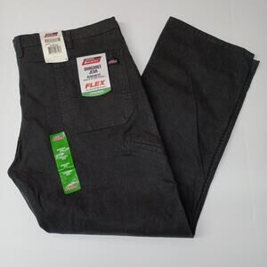 Dickies Dungaree Jeans Men's Size 44x32 Black Regular Fit Straight Leg Flex